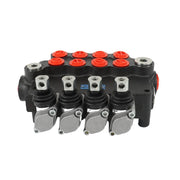 DURAFORCE 4Spool SAE Hydraulic Control Valve Double Acting 21GPM 3600PSI W/Conversion Plug