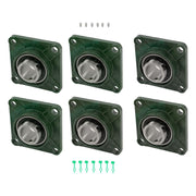 DURAFORCE UCF211-32 Pillow Block Bearing Solid Base With 2" Bore Self Alignment 6PCS