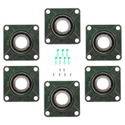 DURAFORCE UCF211-32 Pillow Block Bearing Solid Base With 2" Bore Self Alignment 6PCS