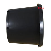 DURAFORCE 25 Gallon New Black Plant Flower Nursery Pot Root Plastic Nutrition Premium 5 PK