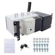 DURAFORCE ATS 250A 4 Poles 110V 220V Grid to AC Generator Automatic Transfer Switch
