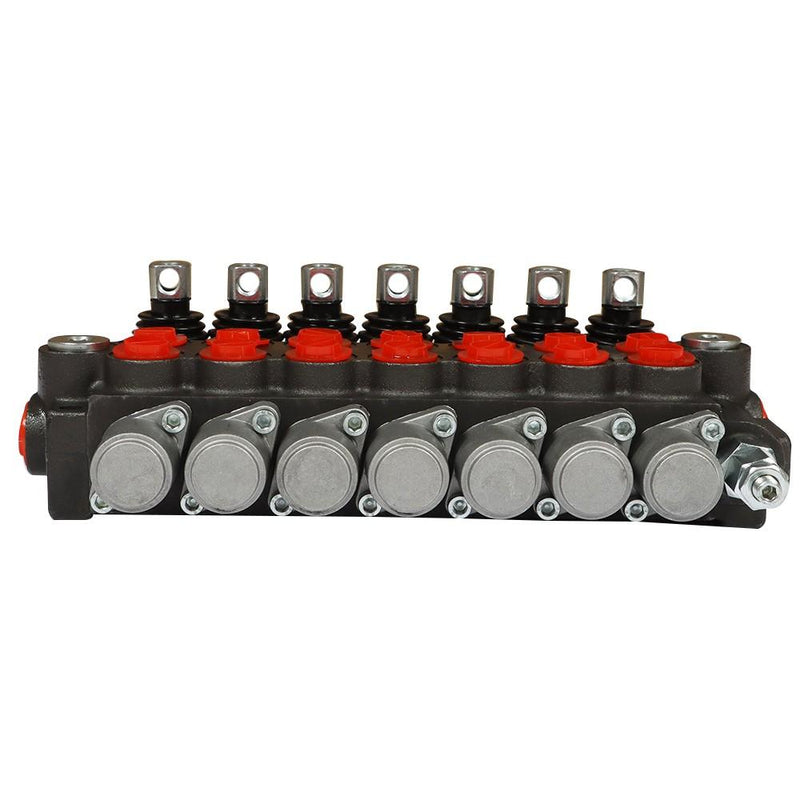 DURAFORCE 7 Spool 13GPM Hydraulic Directional Control Valve P40 Double Acting Cylinder
