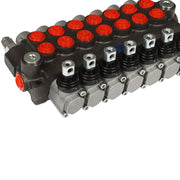 DURAFORCE 7 Spool 13GPM Hydraulic Directional Control Valve P40 Double Acting Cylinder