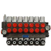 DURAFORCE 7 Spool 13GPM Hydraulic Directional Control Valve P40 Double Acting Cylinder