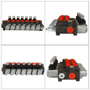 DURAFORCE 7 Spool 13GPM Hydraulic Directional Control Valve P40 Double Acting Cylinder