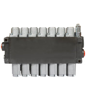 DURAFORCE 7 Spool 13GPM Hydraulic Directional Control Valve P40 Double Acting Cylinder