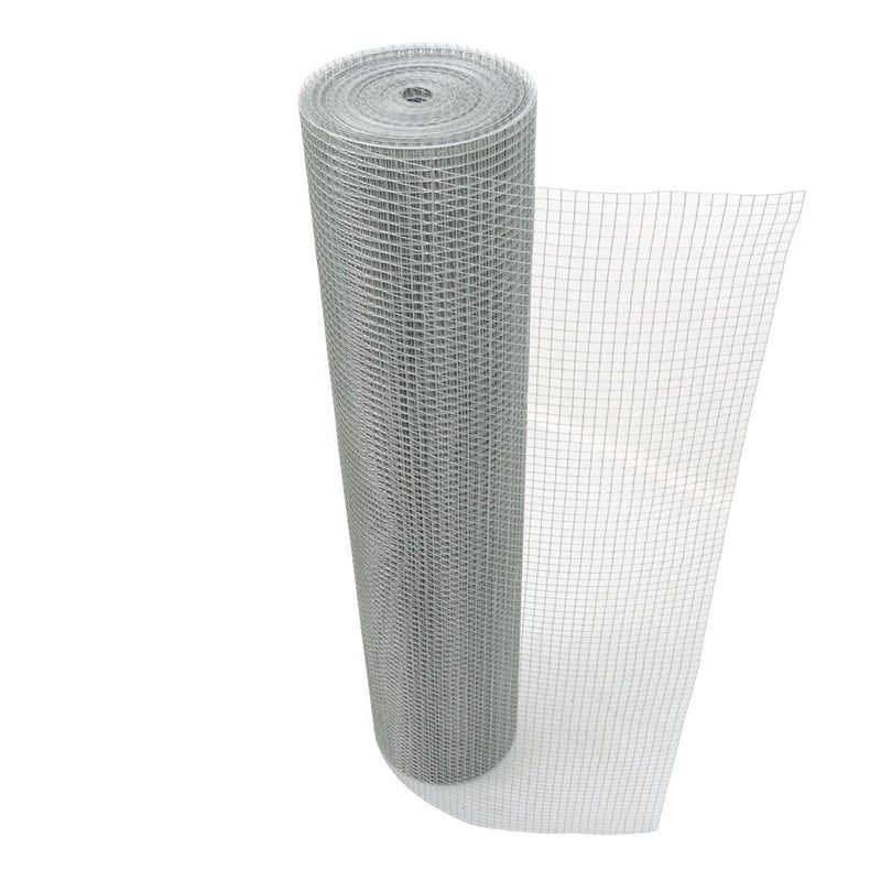 DURAFORCE 48in x 100ft Galvanized Electric Welded Mesh Fit For Chicken Wire Poultry Fence
