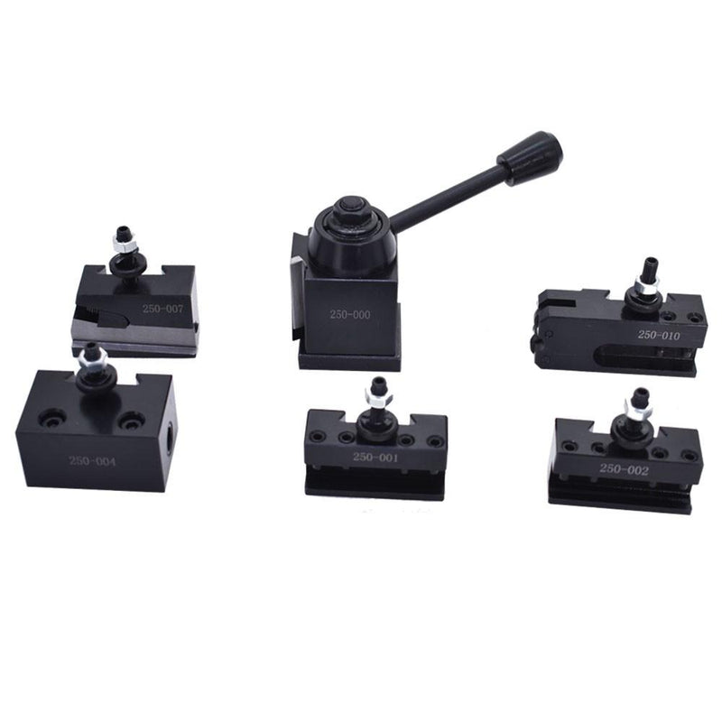 DURAFORCE For Mini Lathe 8" And Two Extra 250-000 250-001 OXA Wedge Type Tool Post Set