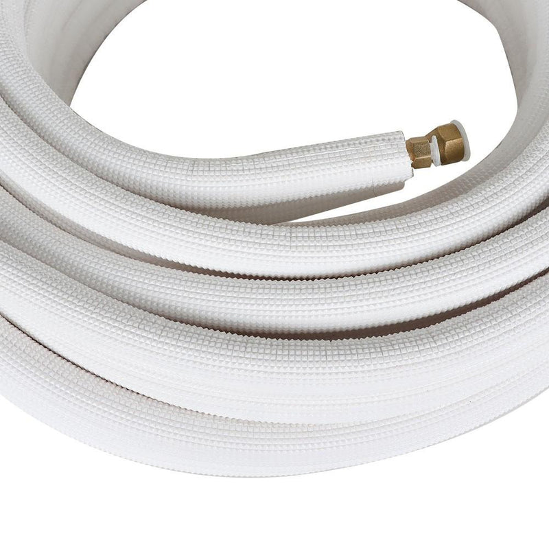 DURAFORCE 1/4*3/8 Inch Connection Pipe Install Kit For Mini Split Heat Pump Systems 50FT