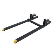 DURAFORCE 60 In Clamp on Pallet Forks 2000 LBS Heavy Duty Quick Attach Bucket Fork