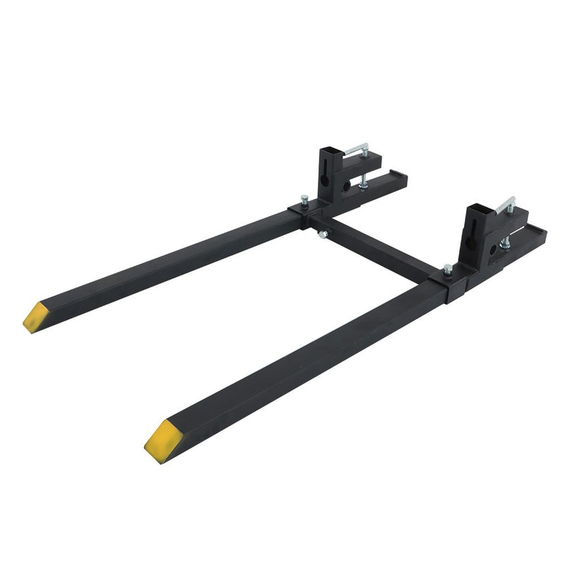 DURAFORCE 60 In Clamp on Pallet Forks 2000 LBS Heavy Duty Quick Attach Bucket Fork
