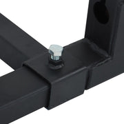DURAFORCE 60 In Clamp on Pallet Forks 2000 LBS Heavy Duty Quick Attach Bucket Fork