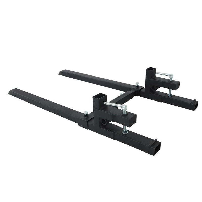 DURAFORCE 60 In Clamp on Pallet Forks 2000 LBS Heavy Duty Quick Attach Bucket Fork