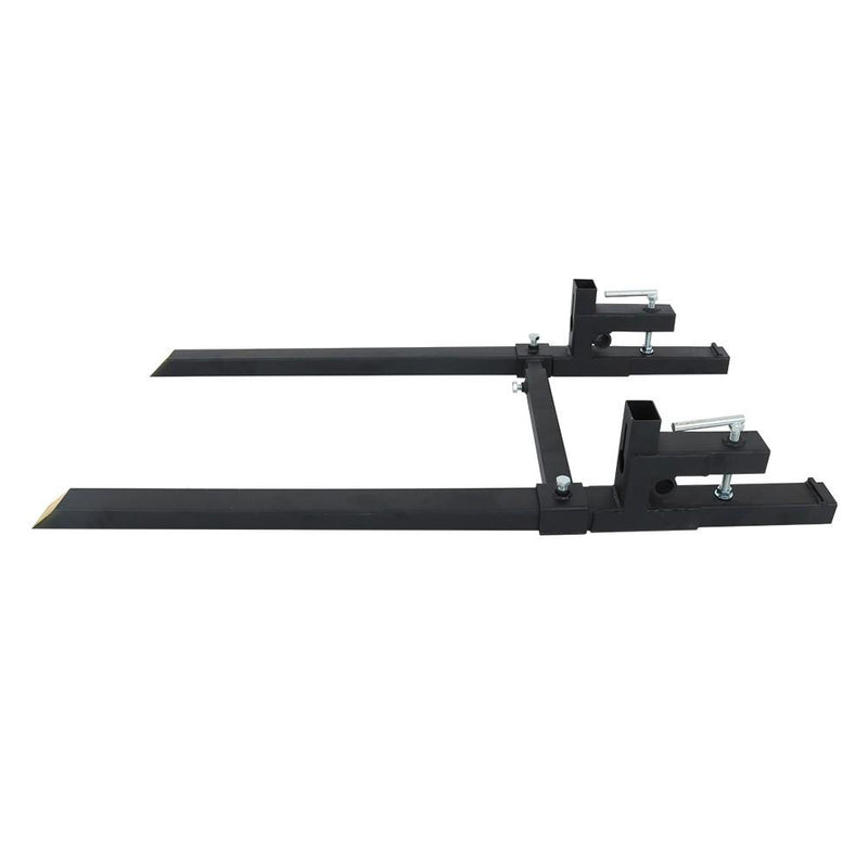 DURAFORCE 60 In Clamp on Pallet Forks 2000 LBS Heavy Duty Quick Attach Bucket Fork