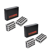 DURAFORCE 2 Pair 2-4-6 Blocks 23 Holes .0002" Machinist Precision 246 Jig 2 4 6
