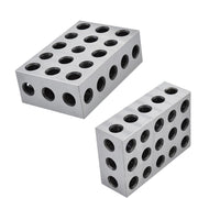 DURAFORCE 2 Pair 2-4-6 Blocks 23 Holes .0002" Machinist Precision 246 Jig 2 4 6