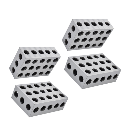 DURAFORCE 2 Pair 2-4-6 Blocks 23 Holes .0002" Machinist Precision 246 Jig 2 4 6