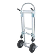 DURAFORCE 1000 Lbs Aluminum Hand Truck 2-in-1 Convertible Folding Dolly Cart Heavy Duty