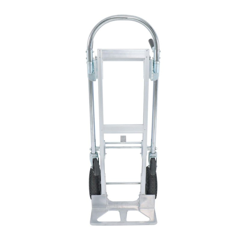 DURAFORCE 1000 Lbs Aluminum Hand Truck 2-in-1 Convertible Folding Dolly Cart Heavy Duty