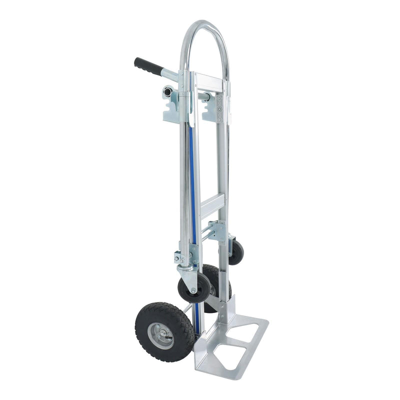 DURAFORCE 1000 Lbs Aluminum Hand Truck 2-in-1 Convertible Folding Dolly Cart Heavy Duty