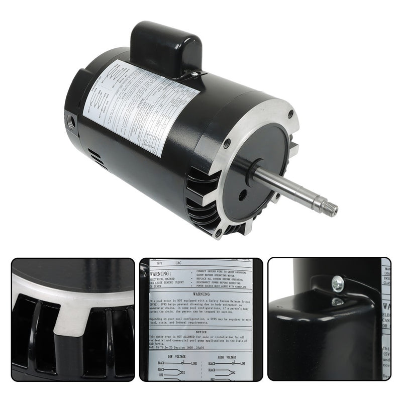 DURAFORCE 115/230V B625 3/4HP 3450RPM Pool Booster Pump Replacement Motor For PB4-60