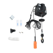 DURAFORCE 1100LB Electric Winch Wired & Wireless Remote Control 3in1 Electric Hoist Winch
