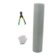 DURAFORCE 48" x 100FT 1/2 inch Welded Wire Mesh Chicken Wire Poultry Fence Hardware Cloth