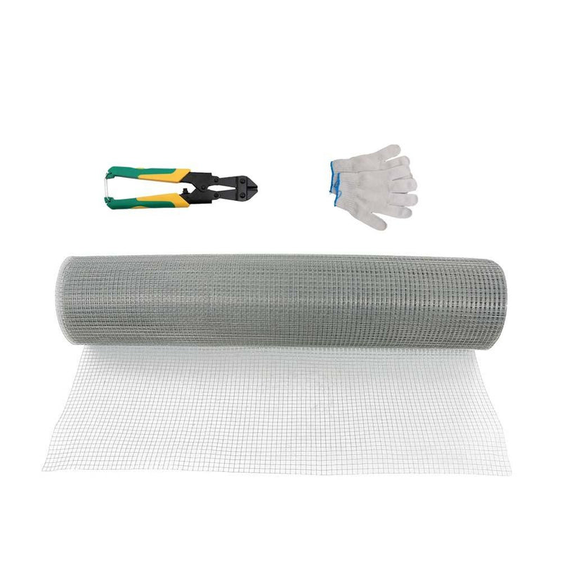 DURAFORCE 48" x 100FT 1/2 inch Welded Wire Mesh Chicken Wire Poultry Fence Hardware Cloth