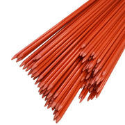 DURAFORCE 1/4" Diameter Orange No-Reflective Markers Driveway 200Pcs Snow Stakes 48In Long