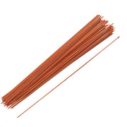 DURAFORCE 1/4" Diameter Orange No-Reflective Markers Driveway 200Pcs Snow Stakes 48In Long