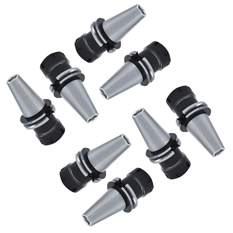 DURAFORCE 8PCS 2.76" CAT40-ER32 COLLET CHUCK-8 CHUCKS Balanced G2.5/25000RPM