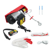 DURAFORCE 1320lbs 110V Wireless Electri Hoist w/ Wireless Remote Control & Emergency Stop