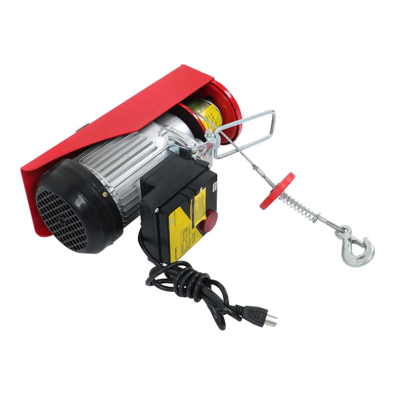DURAFORCE 1320lbs 110V Wireless Electri Hoist w/ Wireless Remote Control & Emergency Stop
