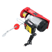 DURAFORCE 1320lbs 110V Wireless Electri Hoist w/ Wireless Remote Control & Emergency Stop