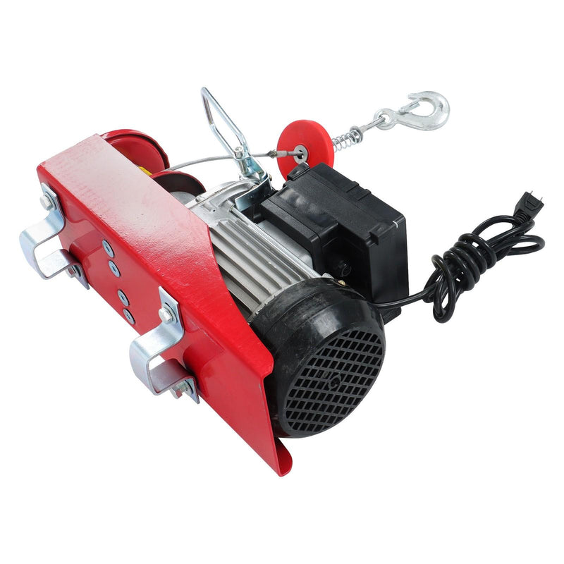 DURAFORCE 1320lbs 110V Wireless Electri Hoist w/ Wireless Remote Control & Emergency Stop