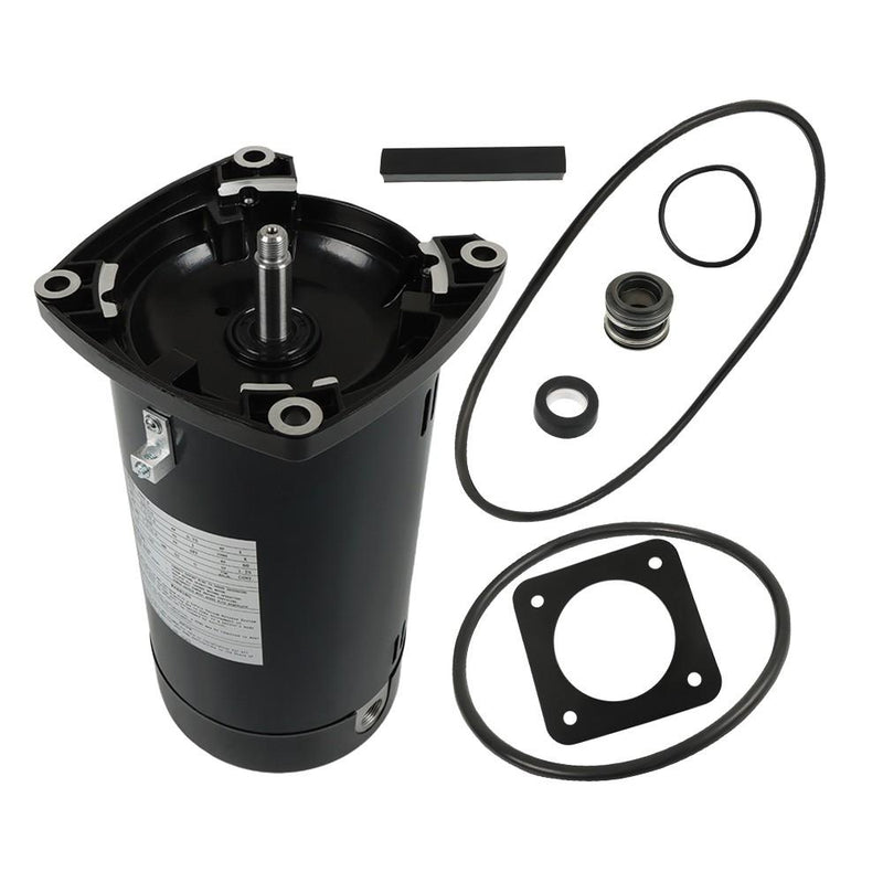 DURAFORCE USQ1102 1HP 3450RPM 48Y Frame Pool Motor Square Flange Pool Pump Motor 115/230V