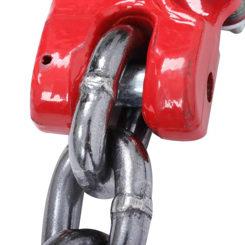 DURAFORCE 7100 lbs 3/8in x 10ft Chain Sling 2 Legs G80 Lifting Chain with Grab Hooks