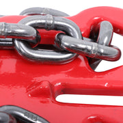DURAFORCE 7100 lbs 3/8in x 10ft Chain Sling 2 Legs G80 Lifting Chain with Grab Hooks