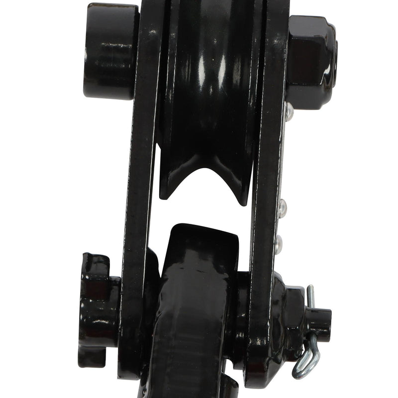 DURAFORCE 4 X 2 Ton Snatch Block w/ Chain Flatbed Tow Truck Rollback Car Carrier Cable