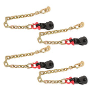DURAFORCE 4 X 2 Ton Snatch Block w/ Chain Flatbed Tow Truck Rollback Car Carrier Cable