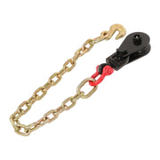 DURAFORCE 4 X 2 Ton Snatch Block w/ Chain Flatbed Tow Truck Rollback Car Carrier Cable