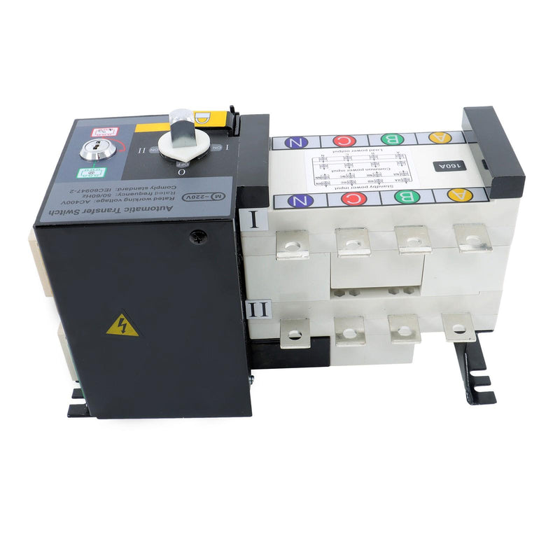 DURAFORCE Generator Industrial Automatic Transfer Switch 160A 4P ATS 110/220V Grid To AC