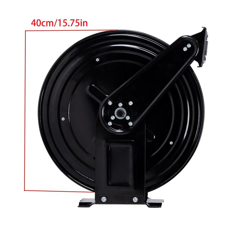 DURAFORCE Pressure Washer Hose Reel 50ft With Swivel Arm 3/8" NPT Outlet Pipe 4000 PSI