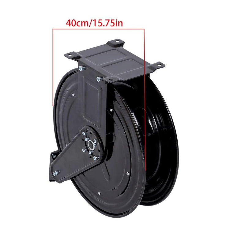 DURAFORCE Pressure Washer Hose Reel 50ft With Swivel Arm 3/8" NPT Outlet Pipe 4000 PSI