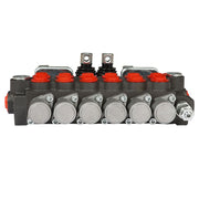 DURAFORCE Hydraulic Backhoe 11 GPM Directional Control Valve 6 Spool With 2 Joysticks