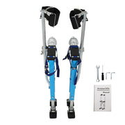 DURAFORCE Adjustable 36" - 48" Drywall Stilts For Painters Walking Finishing Tools Blue
