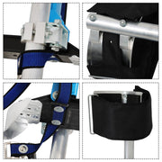 DURAFORCE Adjustable 36" - 48" Drywall Stilts For Painters Walking Finishing Tools Blue