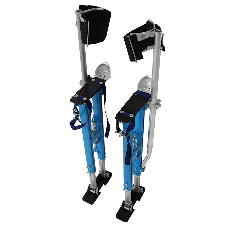DURAFORCE Adjustable 36" - 48" Drywall Stilts For Painters Walking Finishing Tools Blue