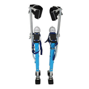 DURAFORCE Adjustable 36" - 48" Drywall Stilts For Painters Walking Finishing Tools Blue