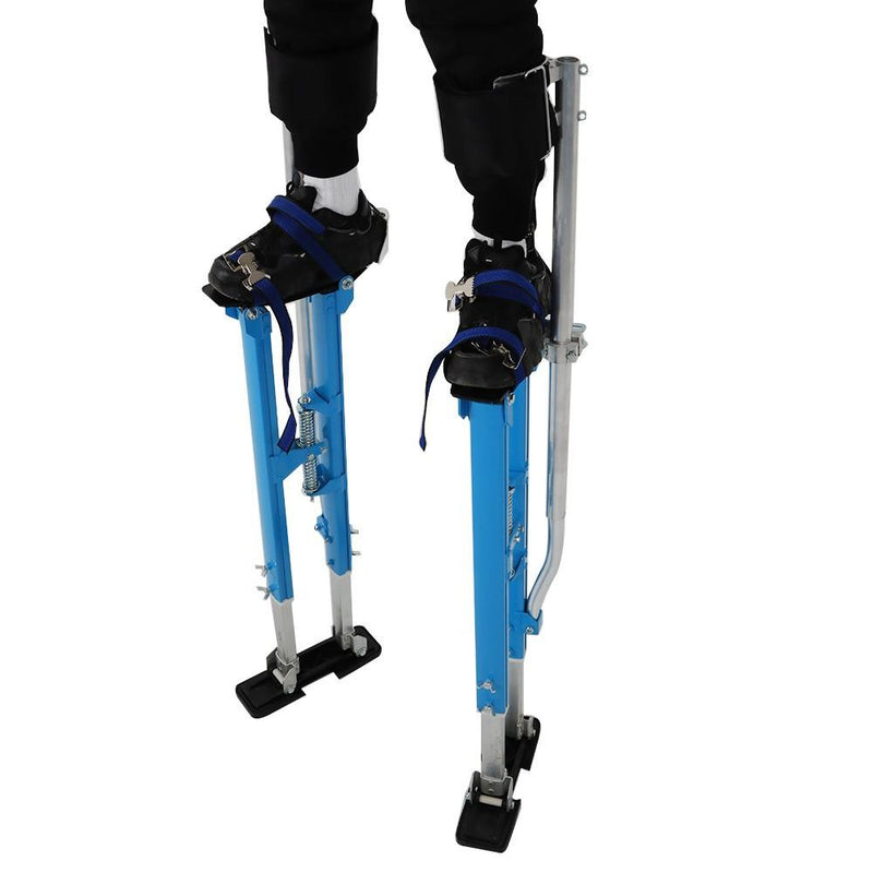 DURAFORCE Adjustable 36"-48" Drywall Stilt Tool For Painters Walking Finishing Tools Blue